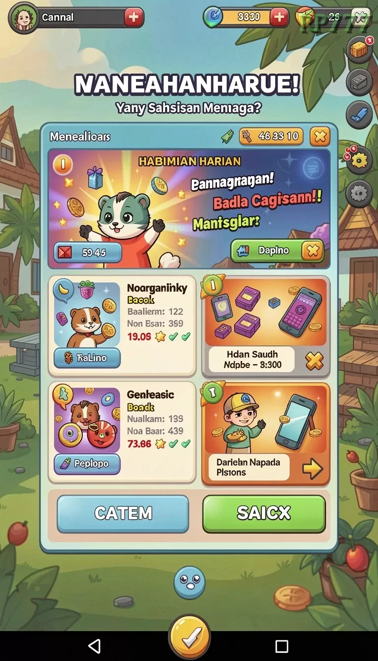 Cuplikan layar JAYA89 — aktivitas