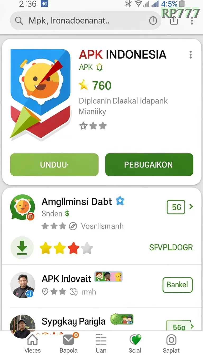 Cuplikan layar JAYA89 — menu navigasi
