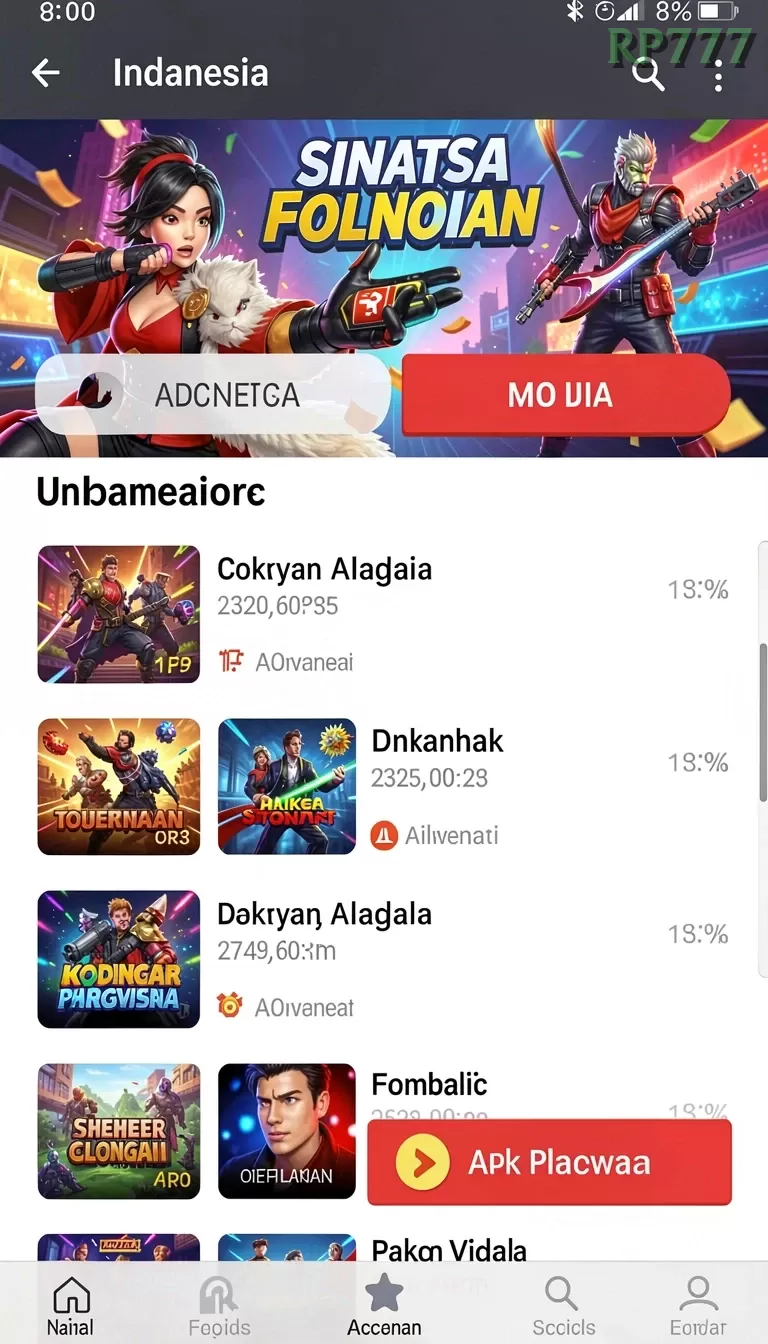 Cuplikan layar 88BOS — pengaturan akun